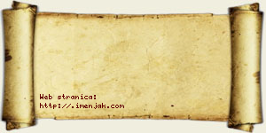 Olga Vesković vizit kartica